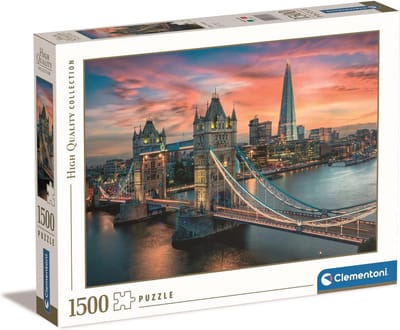 Clementoni - Puzzel - 1500 Stukjes - London Twilight - Puzzel Voor Volwassenen - High Quality Collection