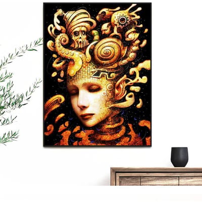 Diamant mosaïque pleine mise en page filles diamant broderie vente dame 5d diamant peinture 20X30 black