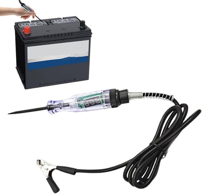Elektrische Installatietester - Spanningstester Circuittester - Elektrische Circuits Testen - LED Spanningsindicator - 3-70V - Zwart