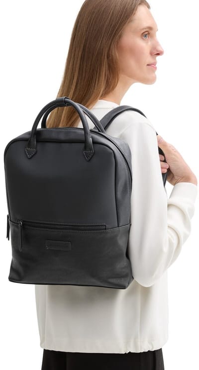 Tom Tailor - TTGIA L rugzak van imitatieleer - Maat ONESIZE - schwarz / black