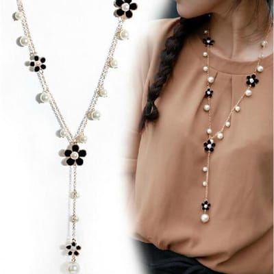 Statement Maxi Fashion Lange Kettingen & Hangers Voor Vrouwen Mode Geometrische Ketting Sieraden Collier Femme Kraag Accessoires beige
