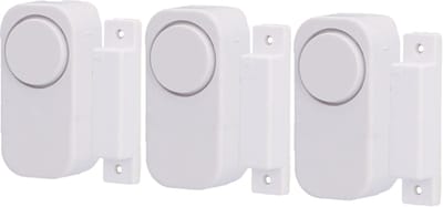 Raam en Deuralarm - Magneetcontact Alarm - Inbraak Beveiligen - Set van 3 stuks