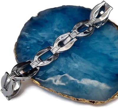 Aramat Jewels | Armbanden | Trendy Stalen Schakel Armband | | | |14mm | Staal | Volwassenen | Verkleurd niet