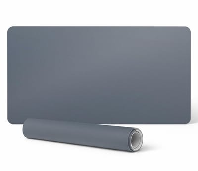 Moderne vinyl toetsenbordmat, donkerblauw, 90x45 cm