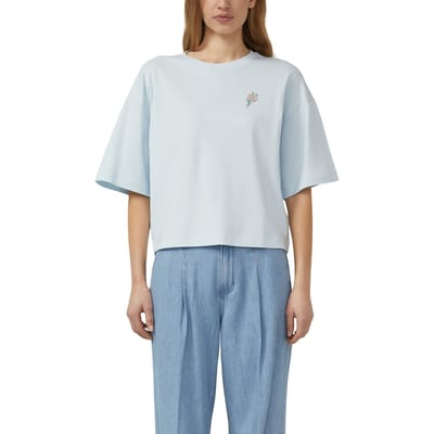 s.Oliver  T-shirts Blue Light Taglia: 42 | Maglie Sportivi Outlet | Donna | Blu