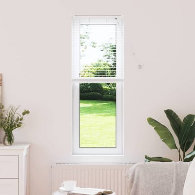 vidaXL - Venetiaanse - jaloezie - Wit - 130 - x - 50 - cm - 25 - mm - Aluminium