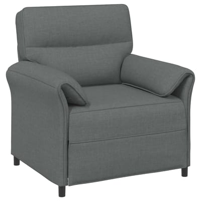 vidaXL - Bank - 100% - polyester - metalen - frame - MDF, - Multiplex
