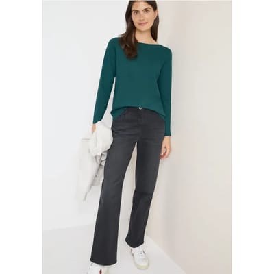 Basic shirt met lange mouwen