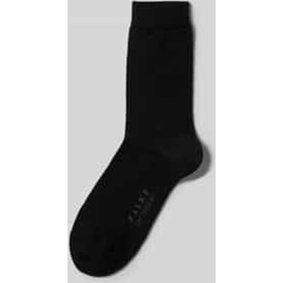 FALKE Softmerino eenkleurig wol katoen sokken dames zwart - maat 35-36