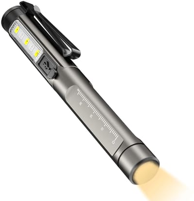 Allecto Plus - Diagnostische Pupillenlamp Medisch Penlight met Zijlichten – Herbruikbare LED-Penlamp voor Verpleegsters en Artsen - Medische Diagnostische Lamp