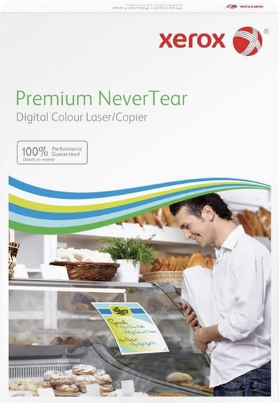 Xerox Nevertear - Water/Scheurvast - 95 micron (150 GM) - 25 vel - Wit