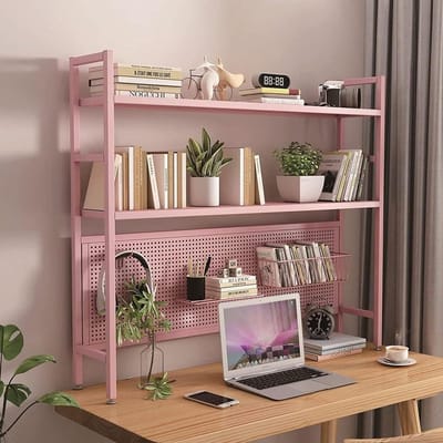 Bureau Organizer - Opbergrek - Bureau Opruimen - Dubbele Laags - 55 cm breed - Zwart