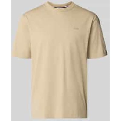 regular fit T-shirt van puur katoen model 'H-TAUT 15'