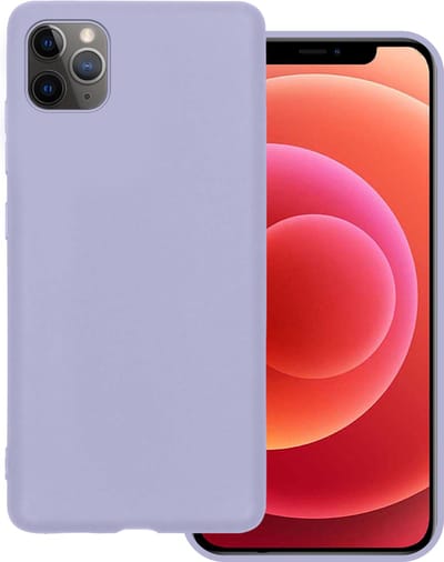 Hoesje Geschikt voor Apple iPhone 11 Pro - Sterk & Shockproof - Hoes Cover - Siliconen Case - Lila