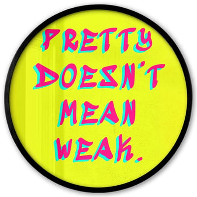 Poster in lijst Rond - Fotolijst 40x40 cm - Posters - Quote - Minimalistisch - Kleurrijk - Ronde posterlijst zwart - Decoratie - Wanddecoratie woonkamer - Muurdecoratie slaapkamer