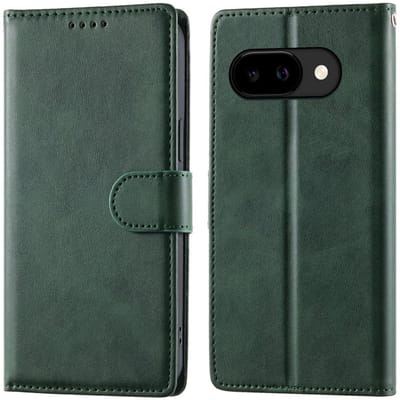 Coverup Hoesje - Geschikt voor Google Pixel 10a Hoesje - Coverup Book Case - Groen