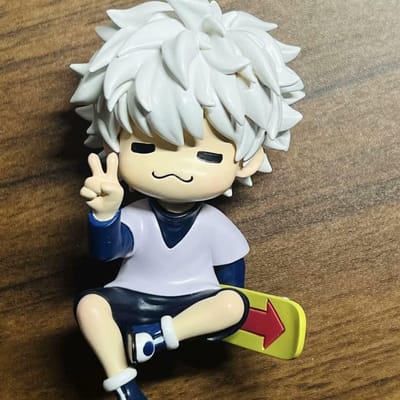 HUNTER×HUNTER Personnage Killua Zoldyck Figurine Modèle Jouets Drôle Mignon 14cm with box