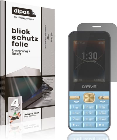 dipos – Matte Privacy Screenprotector geschikt voor GFive Ultra Slim | Anti-Spy Beschermfolie