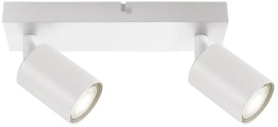 Opbouw Bar Spot Armatuur Wit Siena - 2x GU10 (max 10 watt per spot) - IP20
