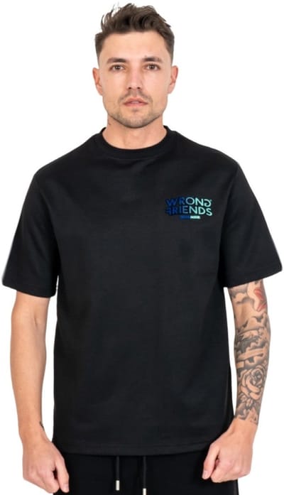 SIMI VALLEY T-SHIRT - BLACK/BLUE M