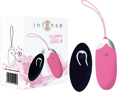 INTENSE COUPLES TOYS | Intense Flippy Ii Vibrating Egg With Remote Control Pink