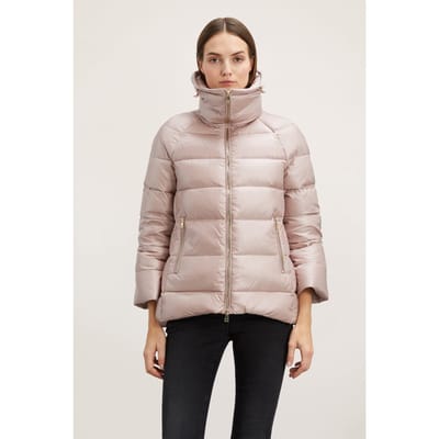 Motivi Quilted Nylon Jacket With Padding Pink Maat: 40 | Jassen Outlet | Dames | Roze