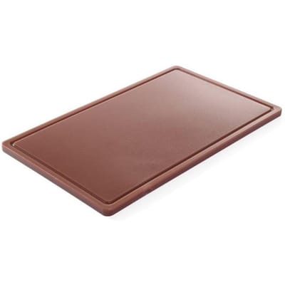 HENDI Snijplank HACCP – Gastronorm 1/2 – Bruin – 325x265 mm – HDPE kunststof