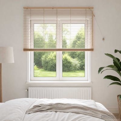 vidaXL - Venetiaanse - jaloezie - Eiken - Look - 125 - x - 160 - cm - 35 - mm