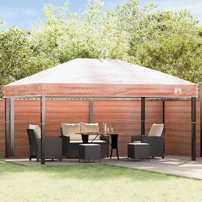 vidaXL - Gazebo - hoes - vervanging - 400 - x - 300 - x - 32 - cm - Transparant - PVC