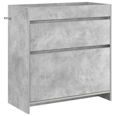 vidaXL - Badkamer - Onder - Het - Wastafel - Kast - Betongrijs - 78,5 - x - 37,5 - x - 81 - cm