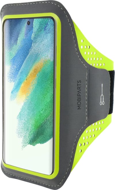 Hardloop Sportarmband geschikt voor Samsung Galaxy S21 FE - Groen - Mobiparts