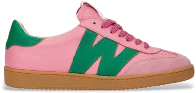 Wonders Leren sportschoenen Nubia 01 roze