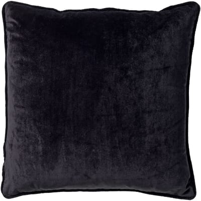 Dutch Decor FINNA - sierkussen 45x45 cm - Eco Line - 100% gerecycled - Raven - zwart - Inclusief binnenkussen - Luxe kussens voor woonkamer & bank