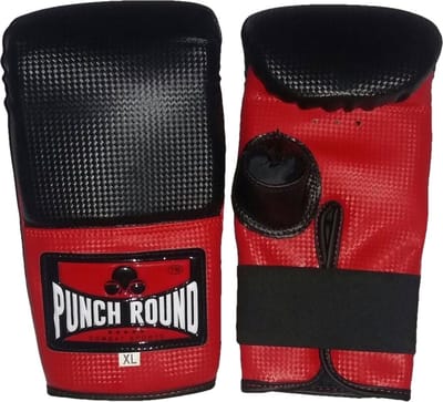Punch Round Bokszak Training Handschoenen Bag Gloves Carbon - S