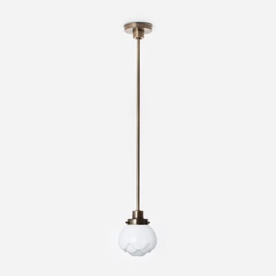 Hanglamp Paeonia 20's Brons - Art Deco Trade