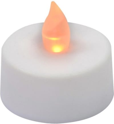 LED theelichtjes - 16x stuks - kunststof waxinelichtjes