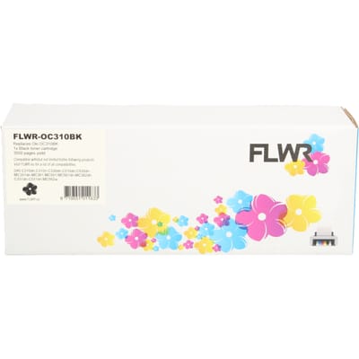 FLWR - Toners / Oki 44469803 / zwart / Geschikt voor Oki