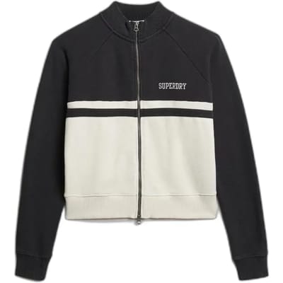 Superdry Athletic Essentials Doorritbare Trainingstrui Black Grootte: 38