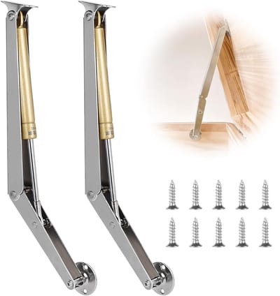 Gasdrukdemper 200 N/PC - 2 Stuks Position Damper Hinge met Stop voor Vouwscharnier en Houten Kasten