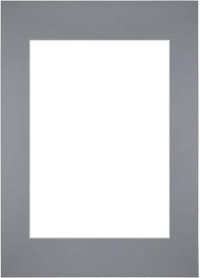 Passe-Partout Fotomaat 29,7x42 cm - Lijstmaat 42x59,4 cm - Grijs - Museumkarton - Fotolijst niet inbegrepen