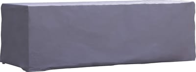 Weersbestendige Beschermhoes Tuinset (L) 240 x 180 x 75 cm Premium Waterproof TÜV Rheinland Gecertificeerd Grijs