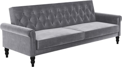 Tyne-Sofabed 3-zits Anthracite Velvet