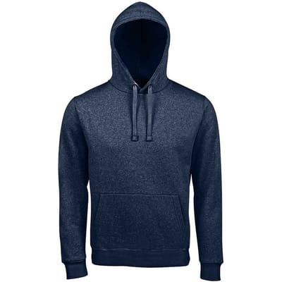 SOLS Heren Spencer Polycotton Hoodie (Denim Heather)