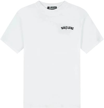 Malelions graffiti t-shirt in de kleur wit.