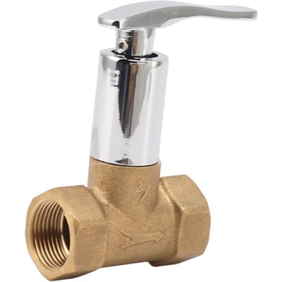 Waterstopkraan 3/4 inch Verzonken Keramisch Messing Gegalvaniseerd Waterkraan voor Keuken Badkamer