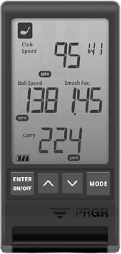 Golf Launch Monitor - Doppler Radar - Swing Speed & Ball Speed Meting - Carry & Totale Afstand - Draagbaar
