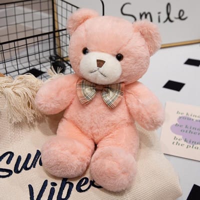 Afneembare en Wasbare Grote Beer Poppen Trui Teddybeer Pluche Speelgoed Knuffelbeer Sjaal Beer Valentijnsdag Cadeau voor Vriendin 30cm
