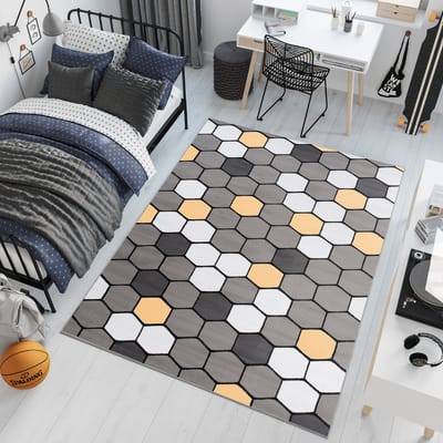 Tapiso Pinky Vloerkleed Speeltapijt Tapijt Kinderkamer Woonkamer Maat- 160x220