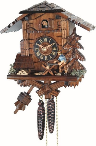 Engstler - 4358 - Koekoeksklok - 1-daags ketting uurwerk