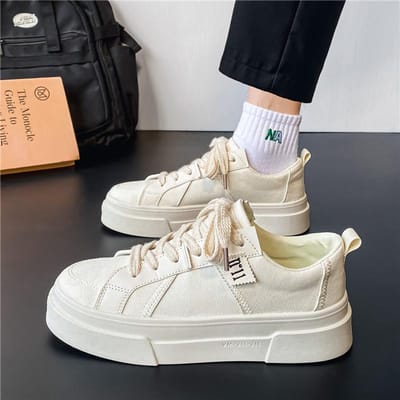 CYYTL Canvas Schoenen Zomer Ademend Heren Sneakers Casual Skateboard Outdoor Wandelen Wandelen Luxe Designer Platform Platte Loafers 44 black